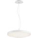 Sandstone LED 14 inch White Pendant Ceiling Light, Medium