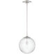 Orly 1 Light 14 inch Polished Nickel Pendant Ceiling Light
