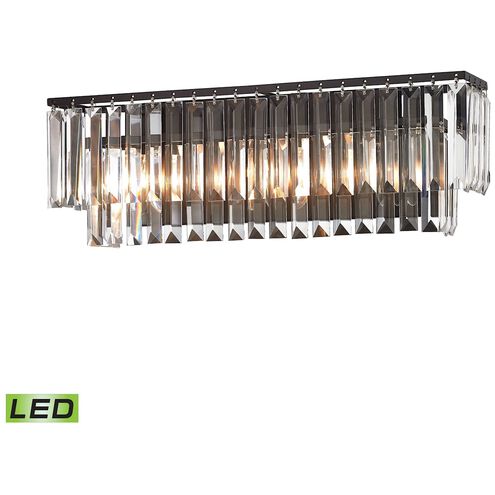 Palacial LED 21 inch Oil Rubbed Bronze with Clear Vanity Light Wall Light