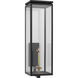 Chapman & Myers Fresno2 1 Light 30.5 inch Matte Black Outdoor Bracketed Gas Wall Lantern, Grande