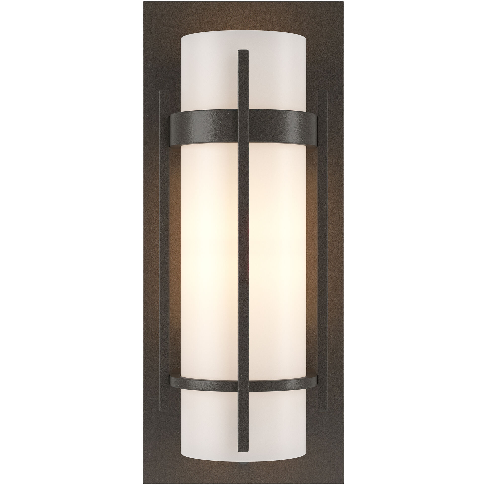 Banded 1 Light 5 inch Dark Smoke ADA Sconce Wall Light, with Bar