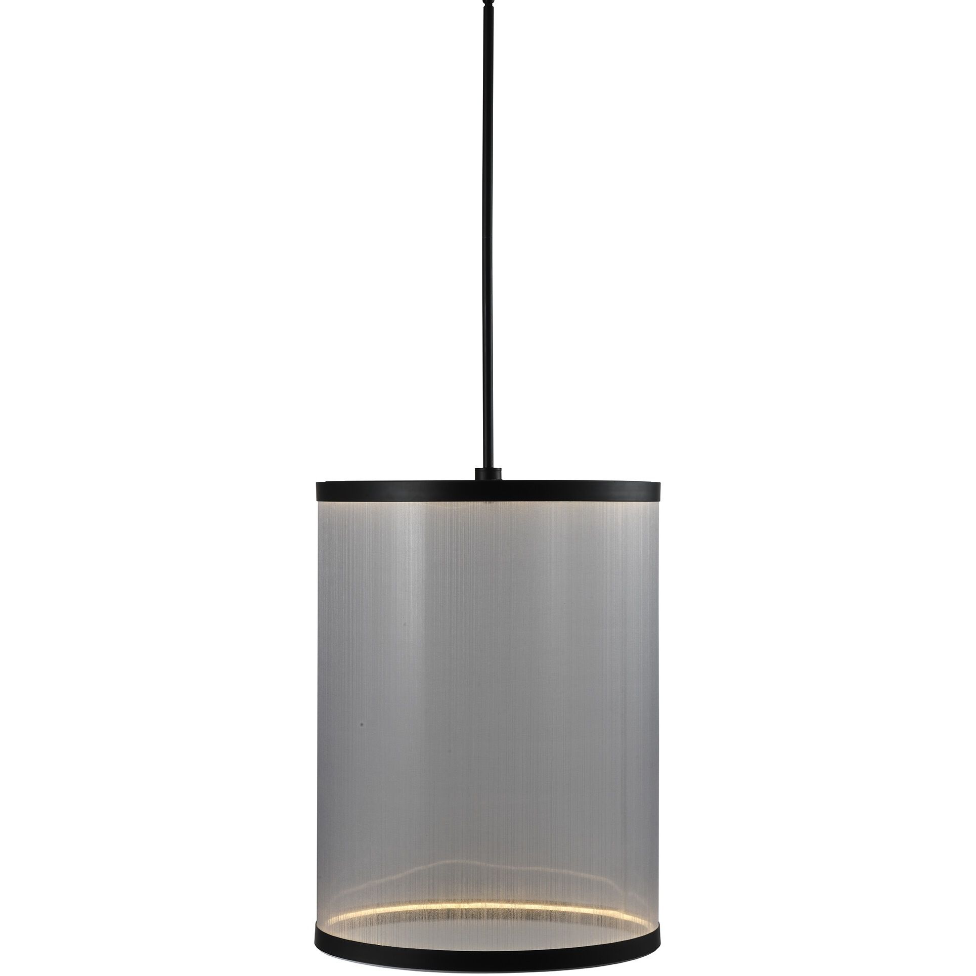 Cora LED 17.7 inch Black and Black Pendant Ceiling Light