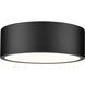 Coronado LED 12.25 inch Matte Black Flush Mount Ceiling Light