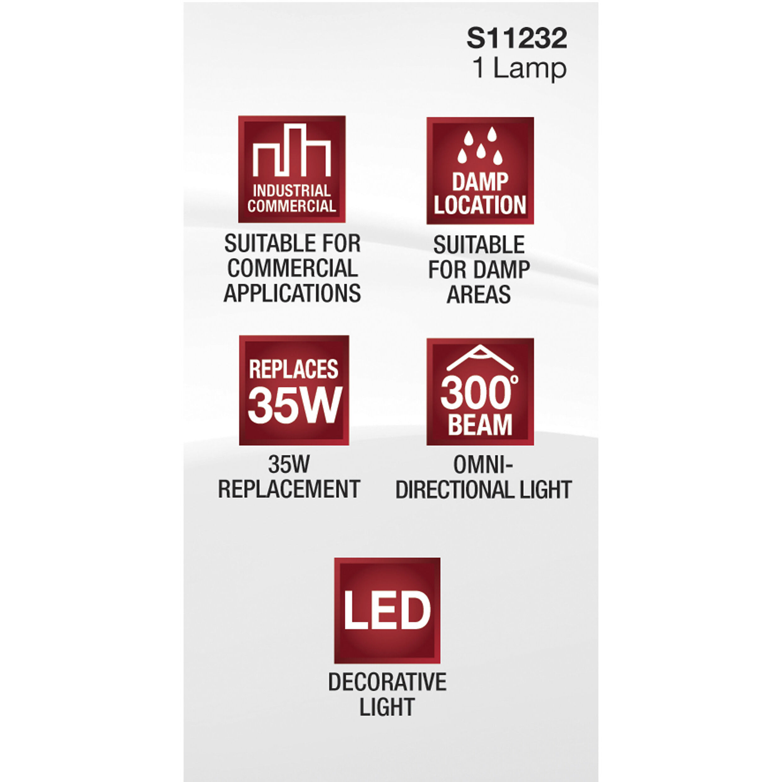 Lumos LED JCD LED G9 Double Loop 3.5 watt 3000K Mini and Pin-Based LED