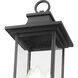 Tiberius 4 Light 107.25 inch Black Outdoor Post Mounted Fixture
