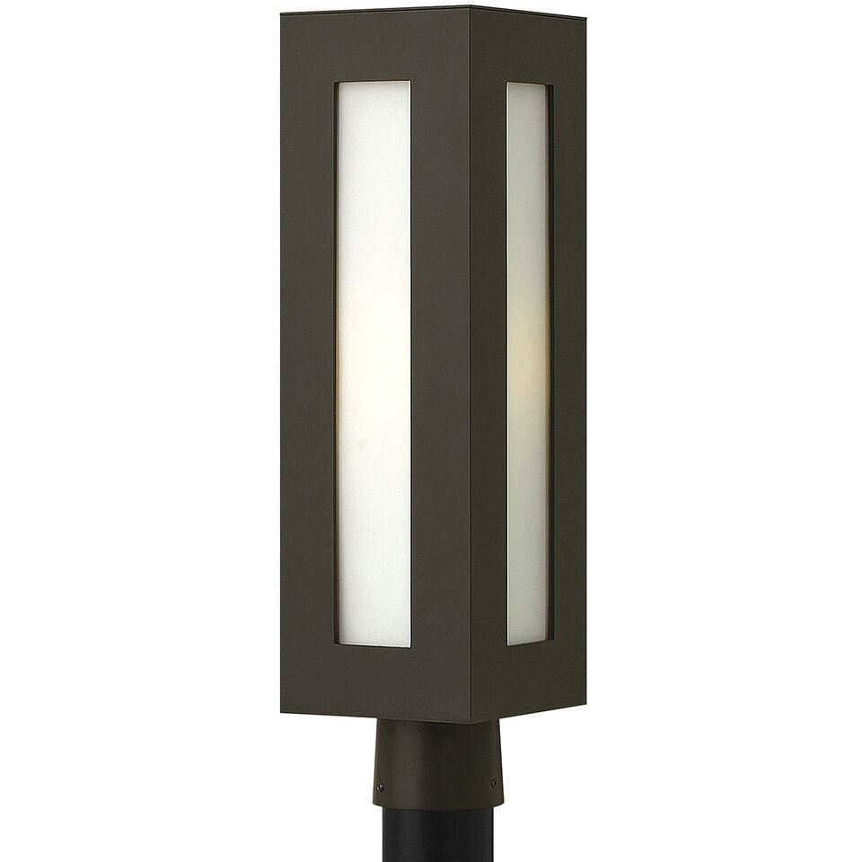 Dorian 1 Light 20.75 inch Bronze Outdoor Post Mount Lantern in Non-LED