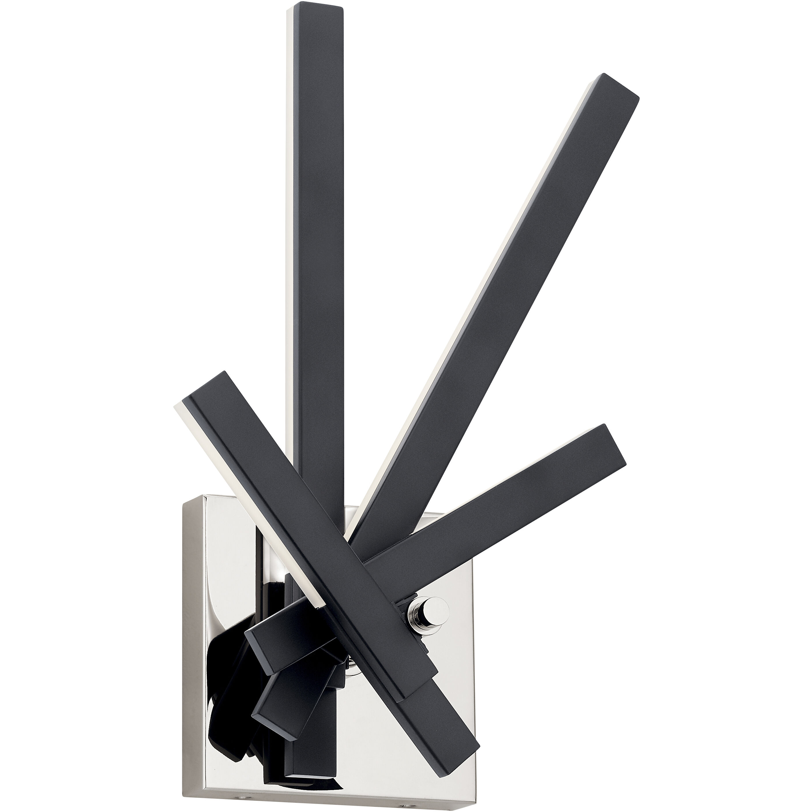 Charter LED 12 inch Matte Black Wall Sconce Wall Light