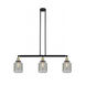 Franklin Restoration Stanton LED 39 inch Black Antique Brass Island Light Ceiling Light, Franklin Restoration