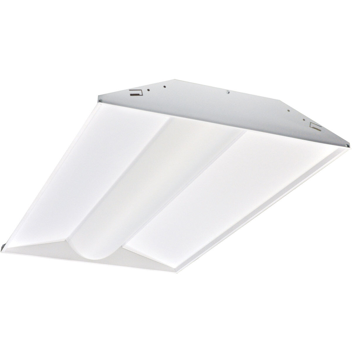 Center Basket Troffer LED 24 inch White Panel Light Ceiling Light