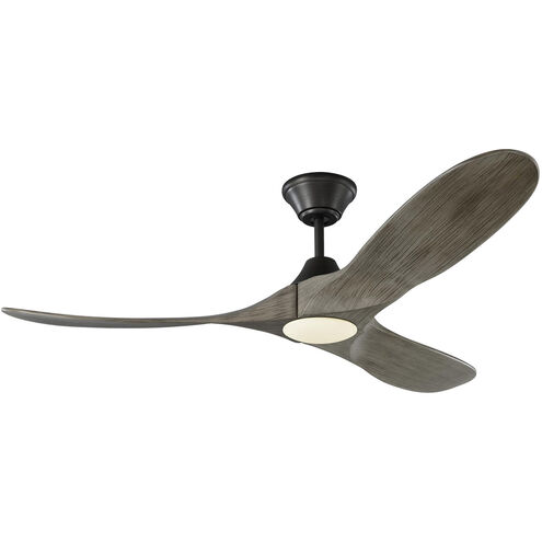 Maverick 52 inch Aged Pewter with Light Grey Weathered Oak Blades Ceiling Fan