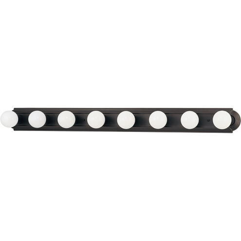 Brentwood 8 Light 48 inch Mahogany Bronze Vanity Light Wall Light