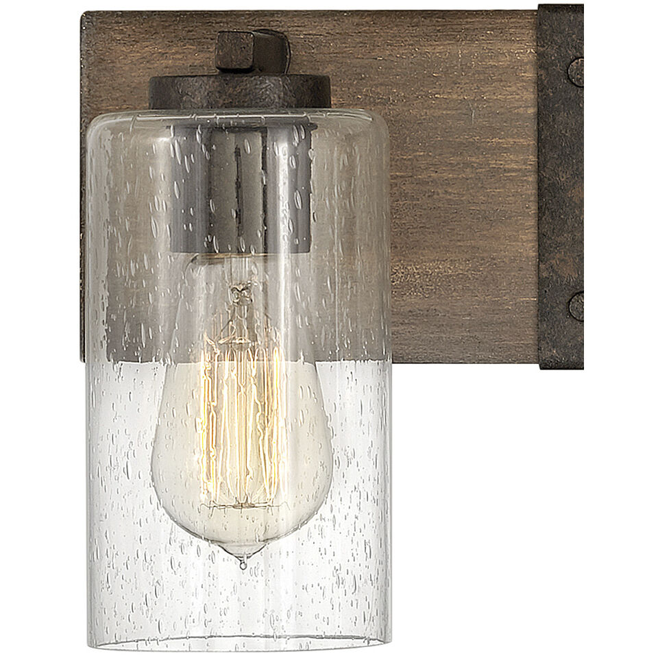 Sawyer 3 Light 22 inch Sequoia with Iron Rust Vanity Light Wall Light