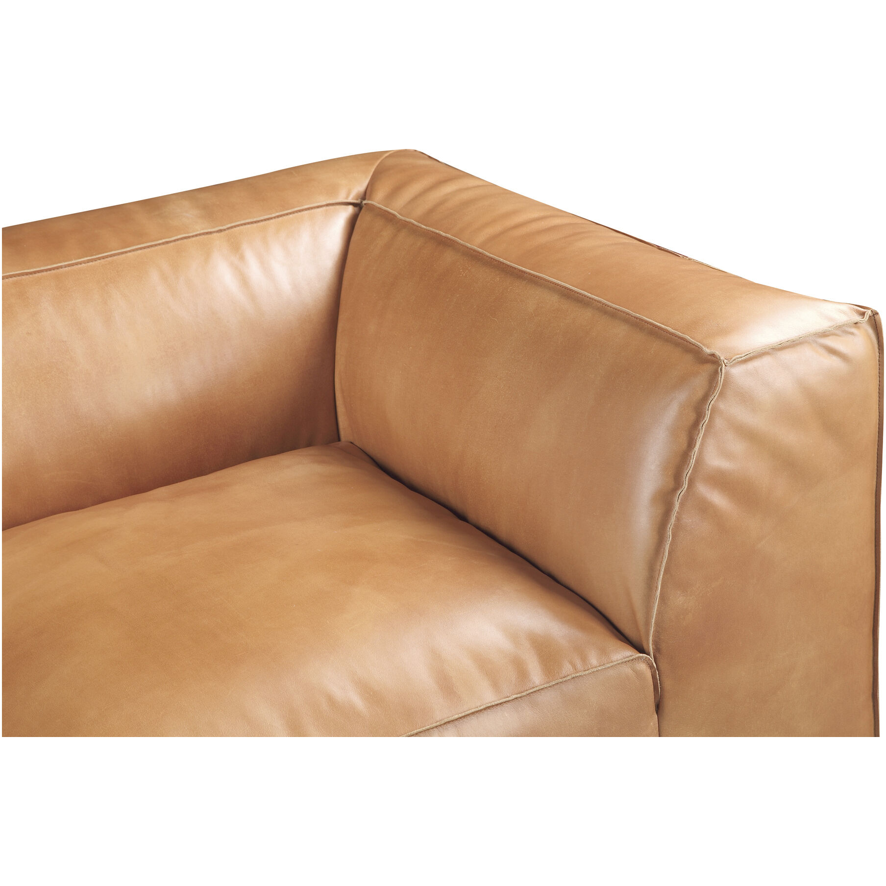 Luxe Brown Corner Chair