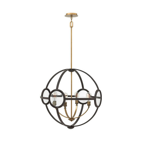 Fulham 4 Light 26 inch Buckeye Bronze Chandelier Ceiling Light