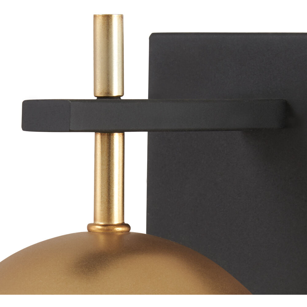 Alluria 1 Light 6 inch Weathered Black W/Autumn Gold Wall Sconce Wall Light