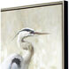 Great Blue Heron White Canvas