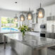 Dusk 1 Light 9.84 inch Black Pendant Ceiling Light in Smoke