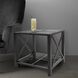 Doshi 23.5 X 21.5 inch Matte Black Side Table