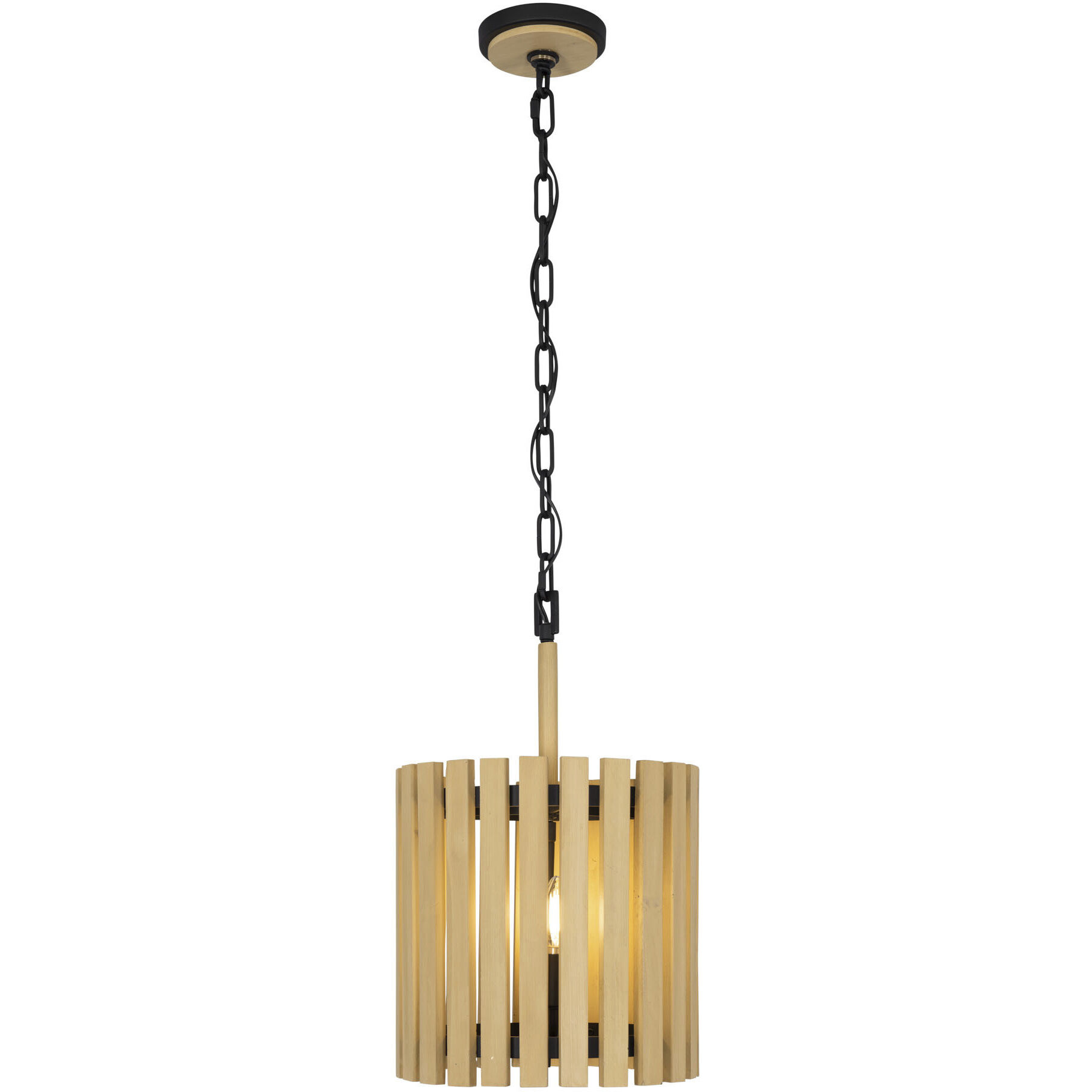 Suratto 2 Light 12 inch Matte Black Pendant Ceiling Light