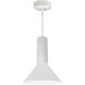 iLENE White with White 8 inch Cylinder Shade