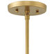 Astrid 1 Light 12 inch Deluxe Gold with Metallic Matte Bronze Indoor Pendant Ceiling Light