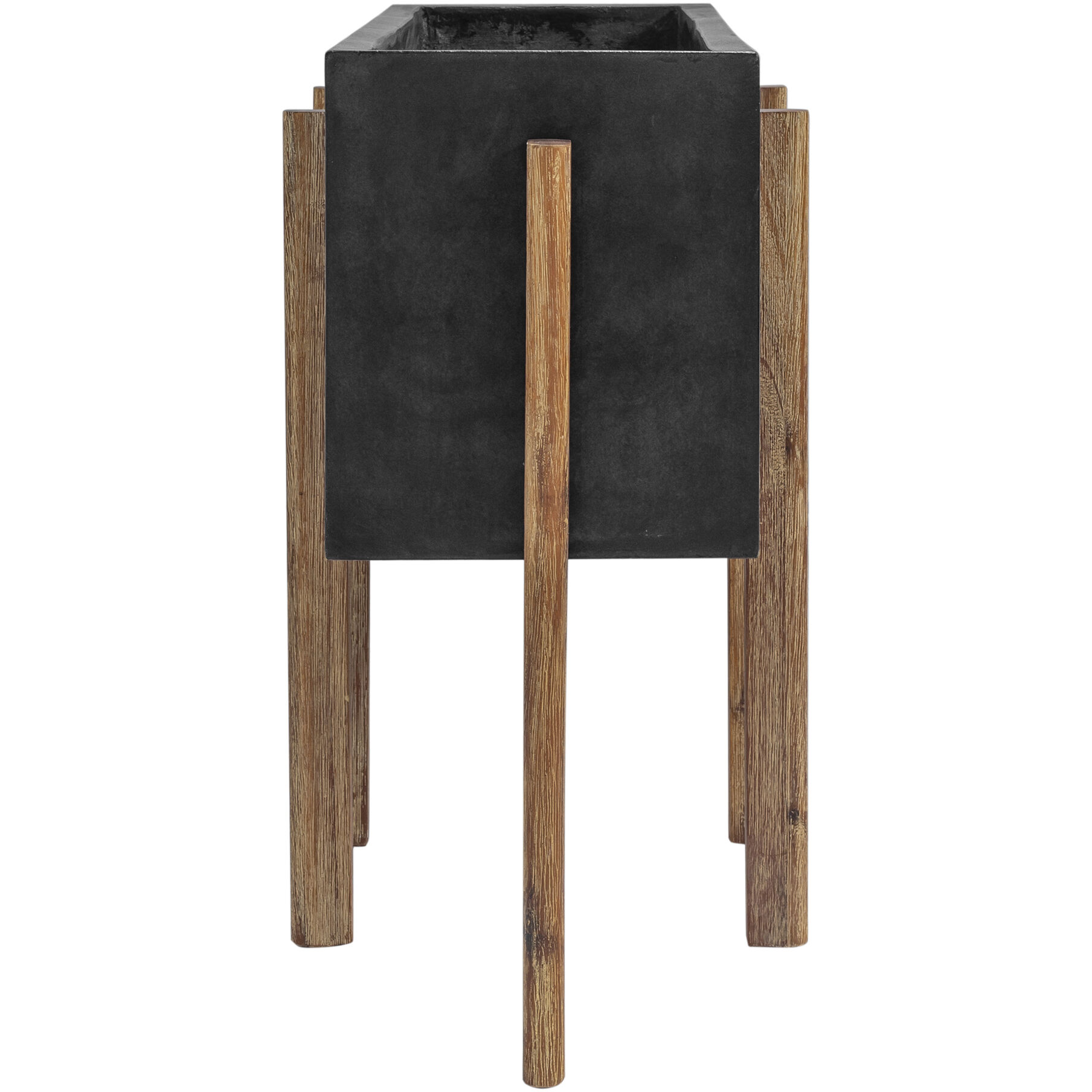 Atlantic Grey Planter, Rectangular