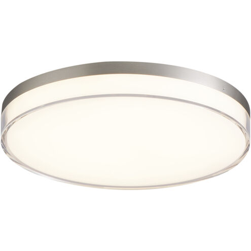 LED Flush Mounts LED 11 inch Brushed Nickel Flush Mount Ceiling Light, Outdoor