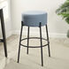 Soloist 29 inch Black and Sky Blue Bar Stool