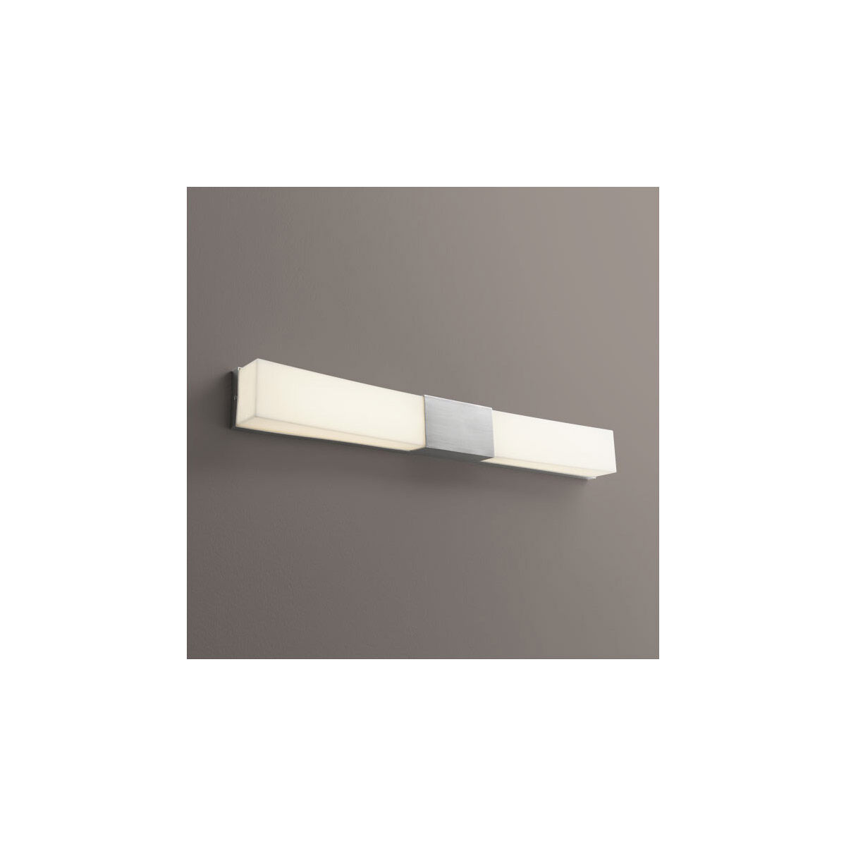 Crescent 2 Light 31 inch Satin Nickel Vanity Light Wall Light