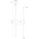 Motif Wall Sconce Wall Light in Black