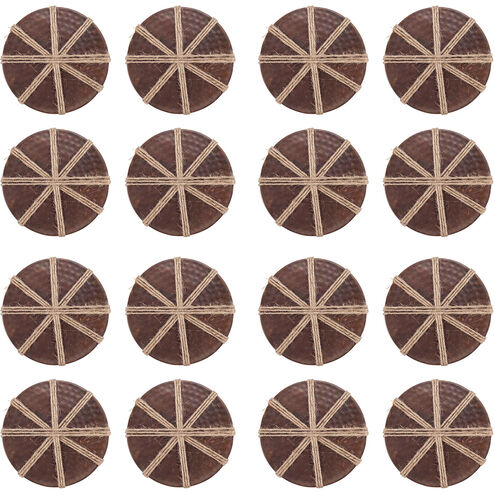Pomeroy Burned Copper Coaster