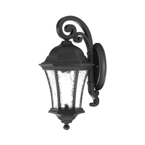 Waverly 1 Light 17 inch Matte Black Exterior Wall Mount