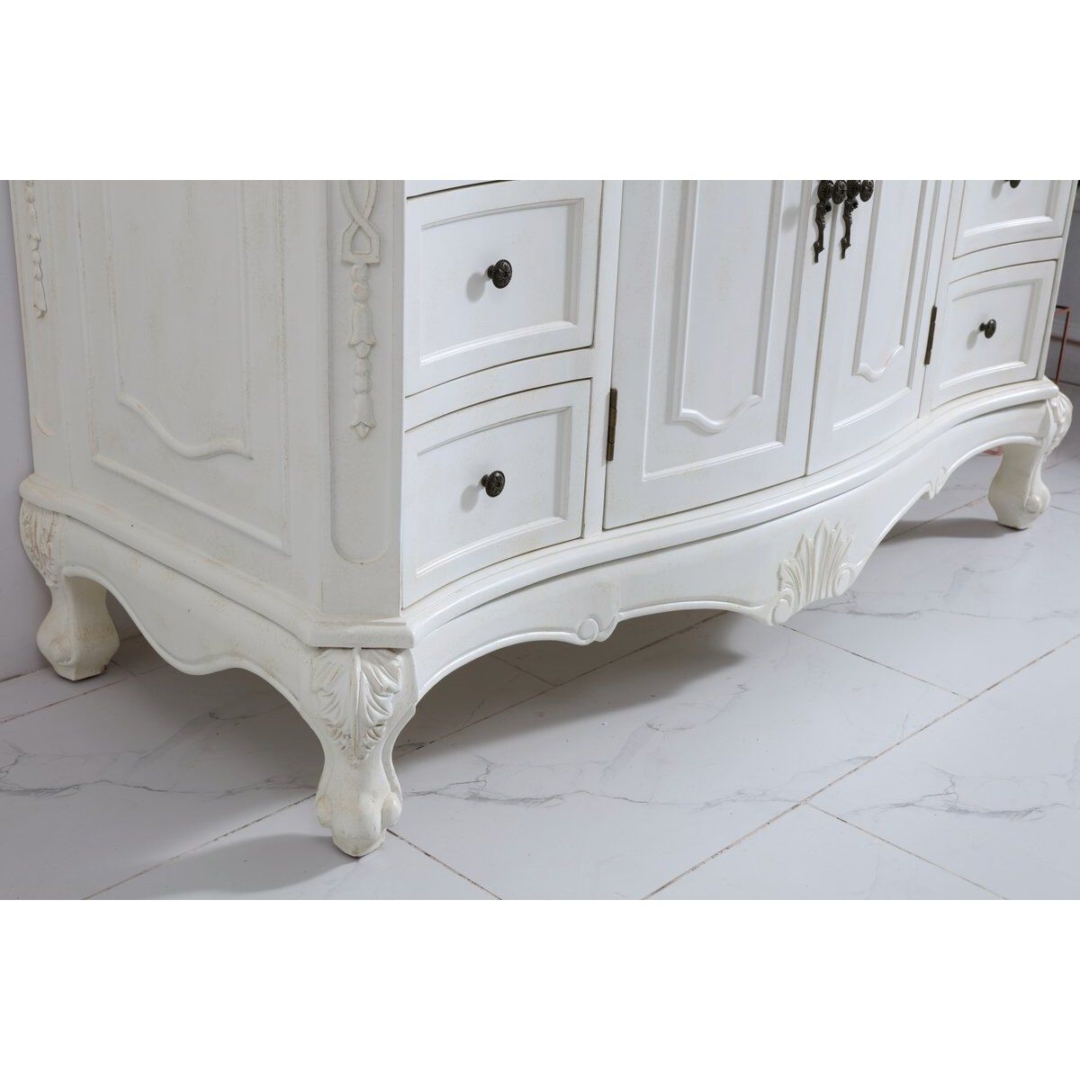 Danville 48 X 21 X 36 inch Antique White Vanity Sink Set