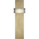 Kelly Wearstler Esfera Wall Sconce Wall Light in LED 90 CRI 2700K, Natural Brass