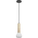Stone 5 inch Travertine Pendant Ceiling Light
