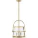 Tournon 15 inch Heritage Brass Indoor Pendant Ceiling Light