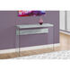 Lebanon 44 X 16 inch Grey and Clear Accent Table or Console Table