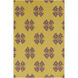 Frontier 36 X 24 inch Olive, Eggplant Rug