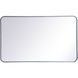 Evermore 40 X 24 inch Silver Mirror