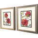Hibiscus Glow Red and Green Framed Art, Propac