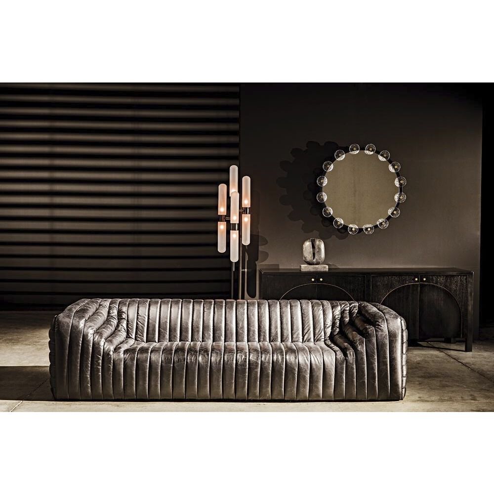 Moira 33 X 33 inch Matte Black Mirror