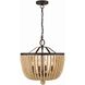 Rylee 4 Light 16.5 inch Forged Bronze Mini Chandelier Ceiling Light