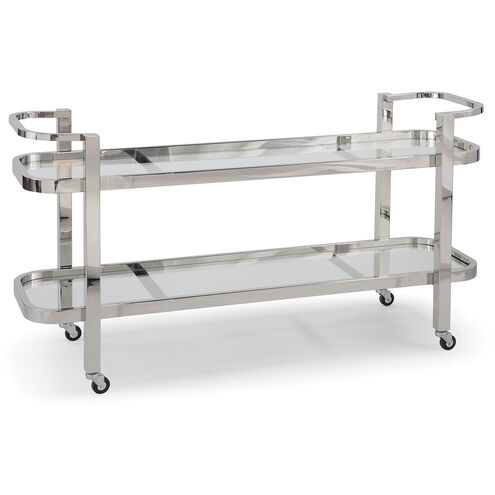 Carter Stainless Steel Bar Cart
