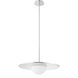 Solstice LED 22 inch Polished Nickel Convertible Pendant Ceiling Light
