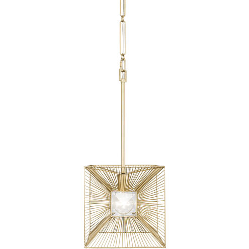 Arcade 1 Light 10 inch French Gold Pendant Ceiling Light