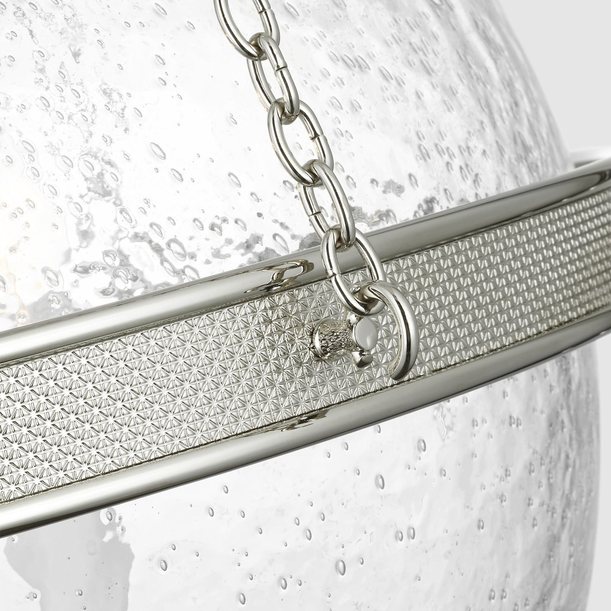 Marie Flanigan Reese LED 18.25 inch Polished Nickel Globe Pendant Ceiling Light