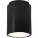 Radiance 1 Light 6.5 inch Carbon Matte Black Outdoor Flush Mount, Form+Finish+Function
