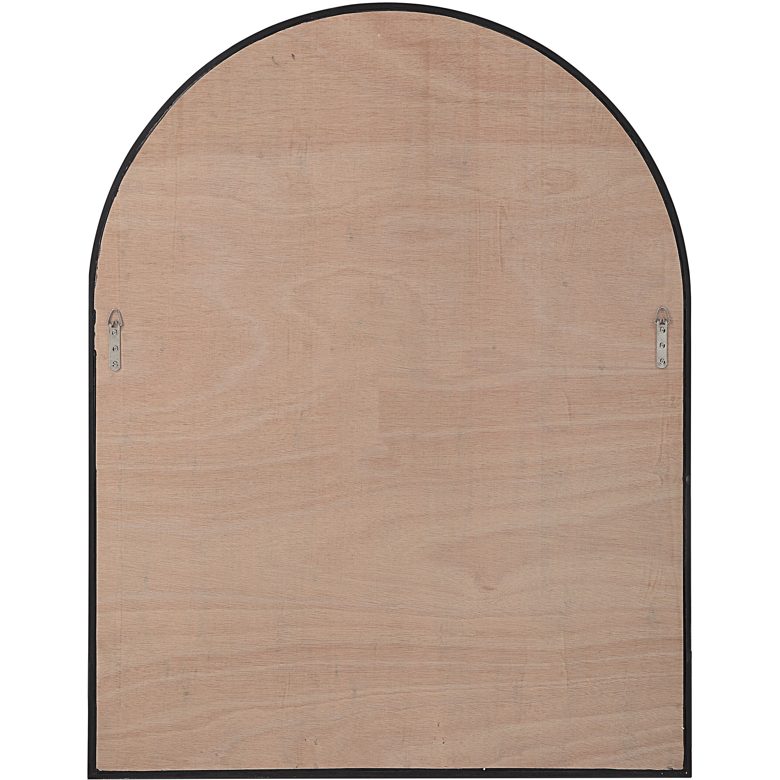 Cove 46 X 36 inch Matte Black Wall Mirror