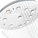 Ribbon 10 Light 26 inch Chrome Flush Mount Ceiling Light