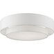 Meridian 4 Light 22 inch Brushed Nickel Semi-Flush Ceiling Light